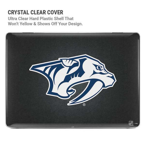 NHL Nashville Predators Black Background MacBook Cases